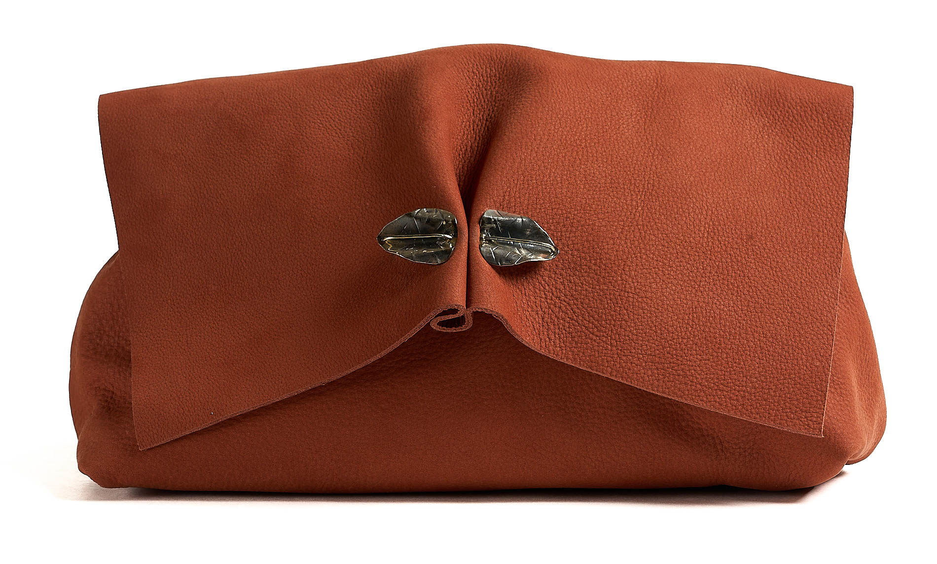 daniele basta leather and silver bags - FRONT